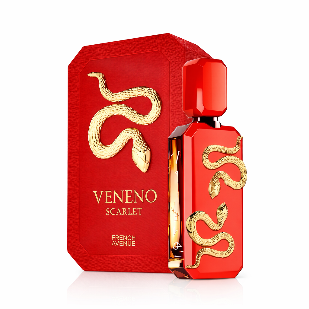 PERFUME ÁRABE VENENO SCARLET FRENCH AVENUE 100ML EDP