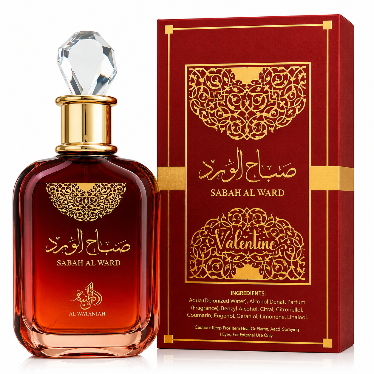 Perfume Al Wataniah Sabah Al Ward Eau de Parfum 100ml – Feminino