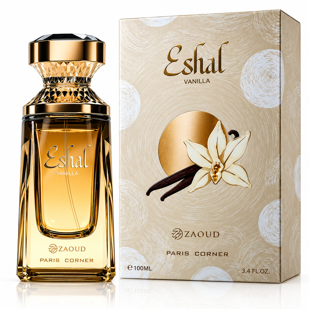 Perfume Paris Corner Eshal Vanilla Eau de Parfum Feminino 100ml