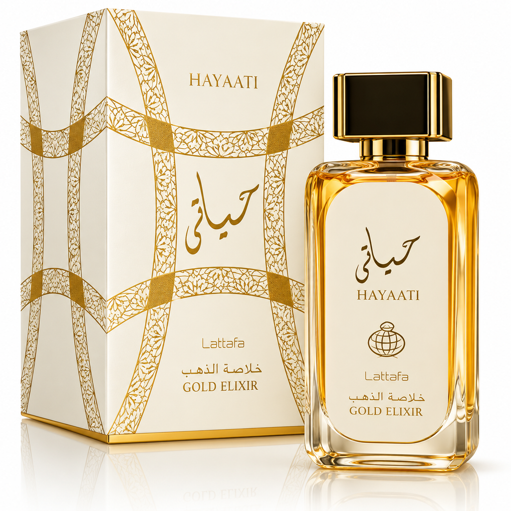 Perfume Lattafa Hayaati Gold Elixir Eau de Parfum Unissex 100ml