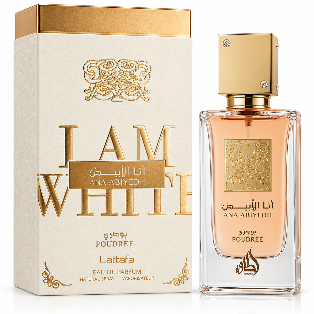 Perfume Lattafa Ana Abiyedh Poudrée Eau de Parfum Feminino 60ml