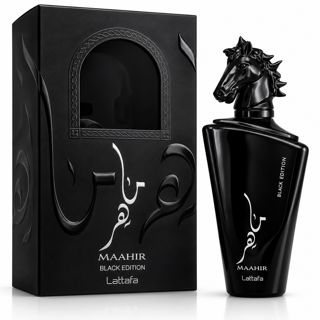 Perfume Lattafa Maahir Black Edition Eau de Parfum Unissex 100ml
