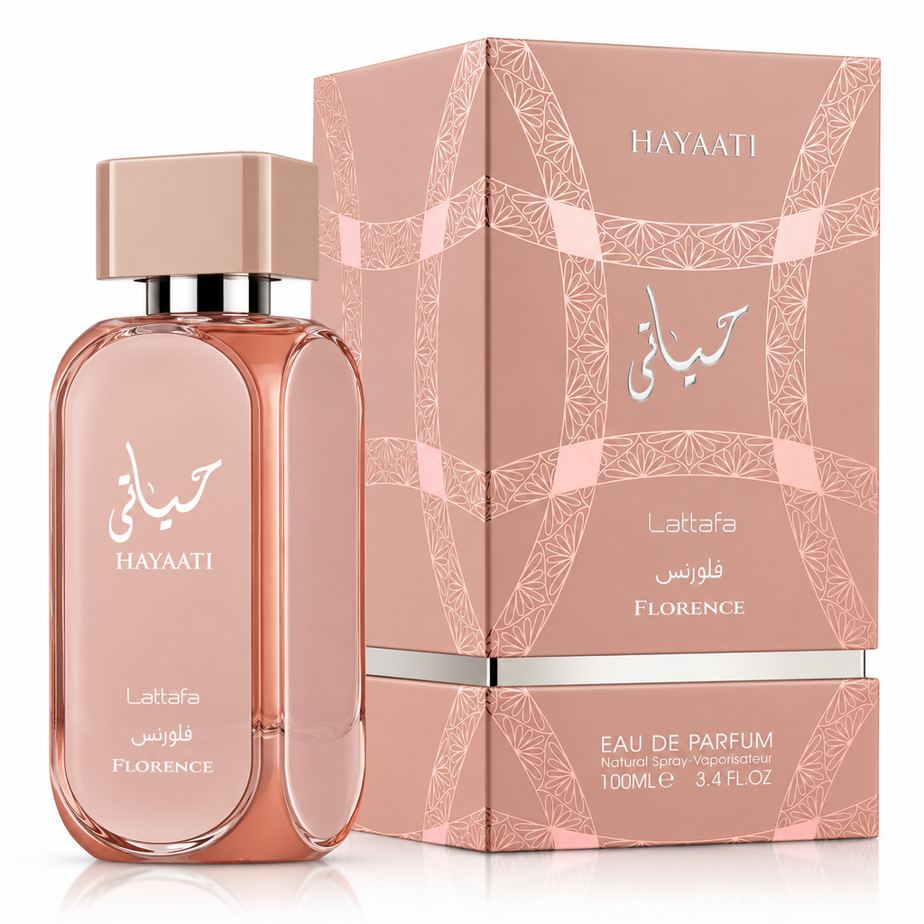 Perfume Lattafa Hayaati Florence Eau de Parfum Feminino 100ml