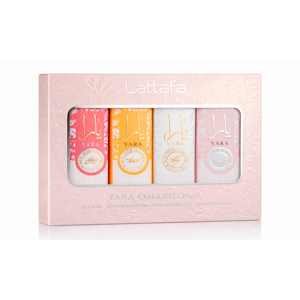 Lattafa Kit Yara Collection Eau de Parfum 4 Peças x 5ml