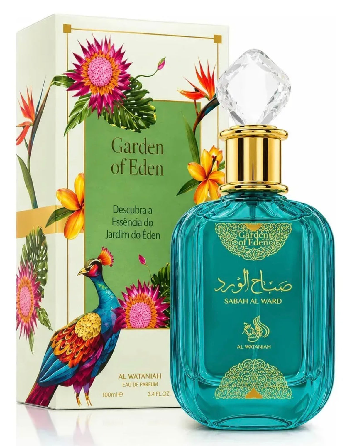 Perfume Al Wataniah Sabah Al Ward Garden of Eden Eau de Parfum Feminino 100ml
