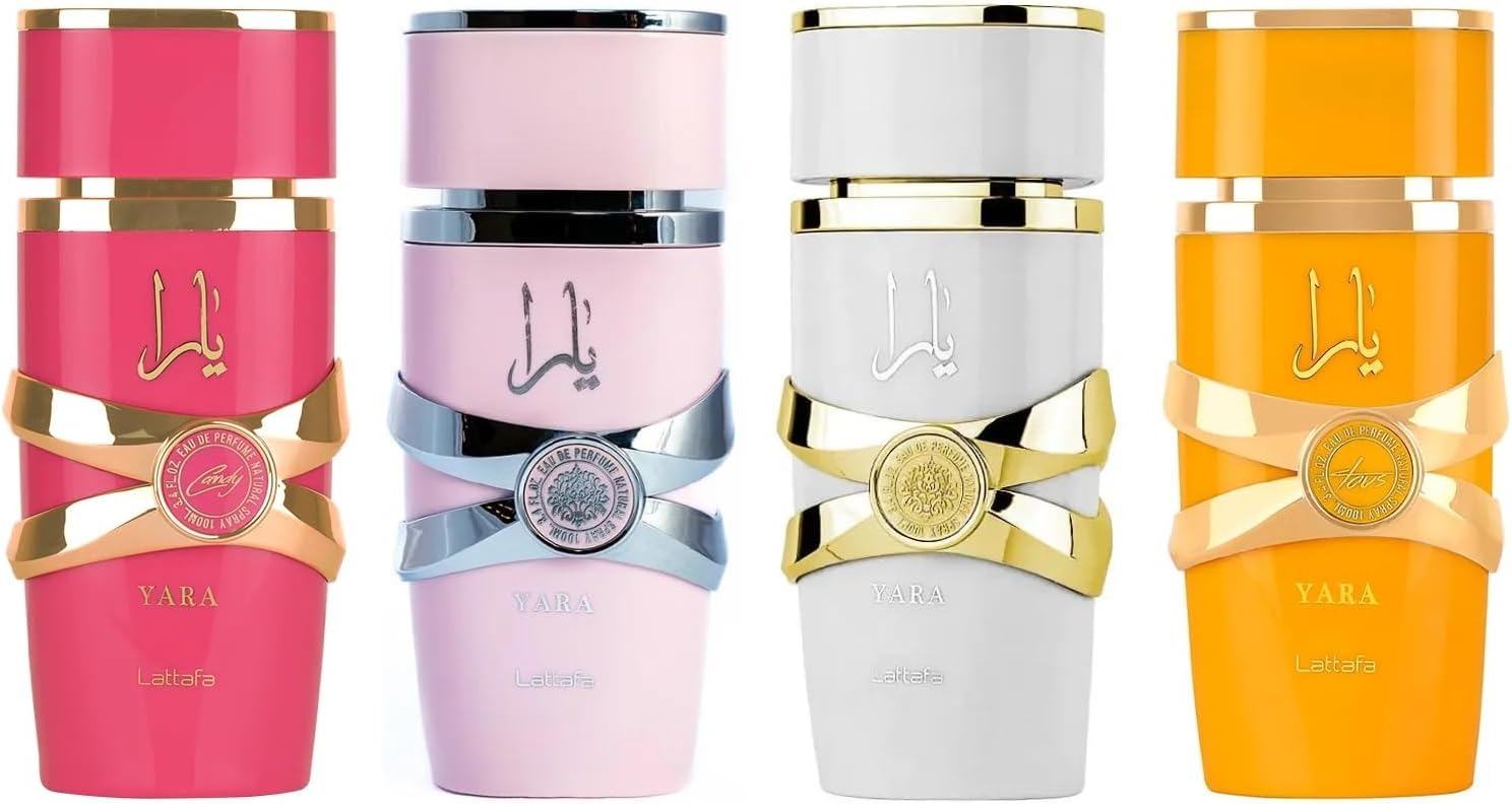 Lattafa Kit Yara Collection Eau de Parfum 4 Peças x 5ml